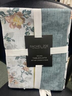 NWT - Rachel Zoe Oblong Tablecloth - 60"x84"